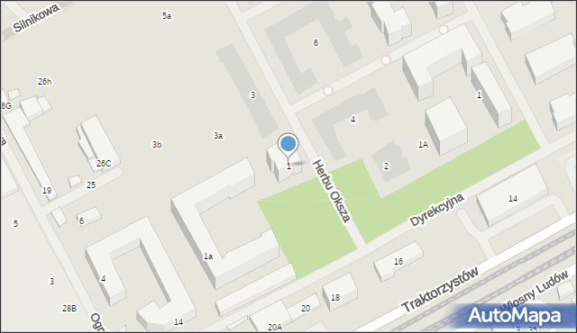 Warszawa, Herbu Oksza, 1, mapa Warszawy