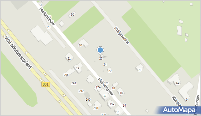 Warszawa, Heliotropów, 28, mapa Warszawy