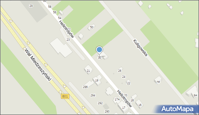Warszawa, Heliotropów, 30, mapa Warszawy