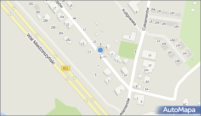 Warszawa, Heliotropów, 9, mapa Warszawy