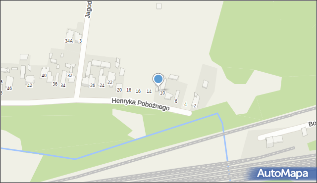 Wiesiółka, Henryka Pobożnego, 12, mapa Wiesiółka