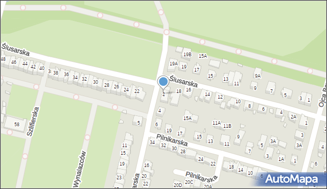 Wrocław, Heblarska, 2, mapa Wrocławia