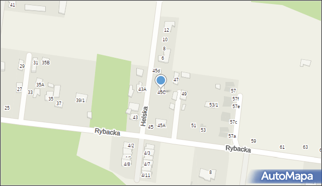 Zaścianki, Helska, 4, mapa Zaścianki