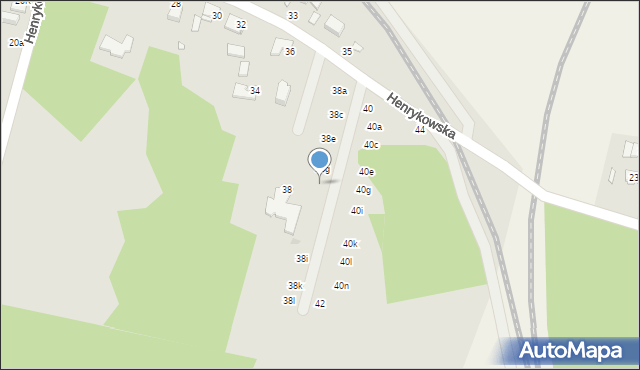 Zduńska Wola, Henrykowska, 38h, mapa Zduńska Wola