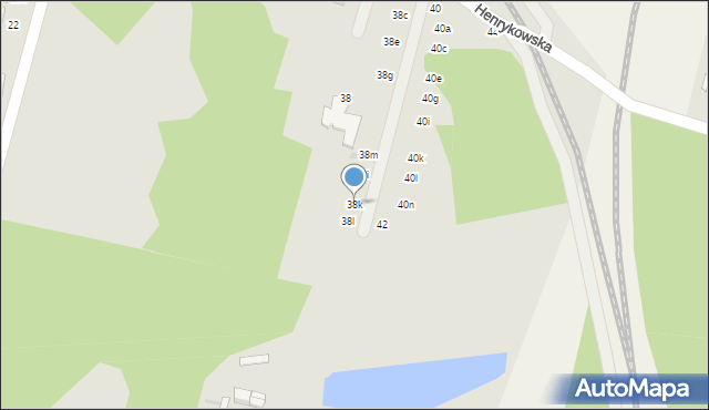 Zduńska Wola, Henrykowska, 38k, mapa Zduńska Wola