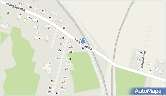 Zduńska Wola, Henrykowska, 44, mapa Zduńska Wola