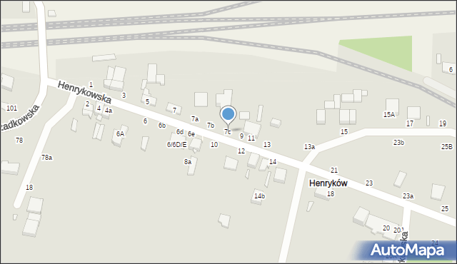 Zduńska Wola, Henrykowska, 7c, mapa Zduńska Wola