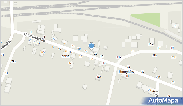 Zduńska Wola, Henrykowska, 9, mapa Zduńska Wola