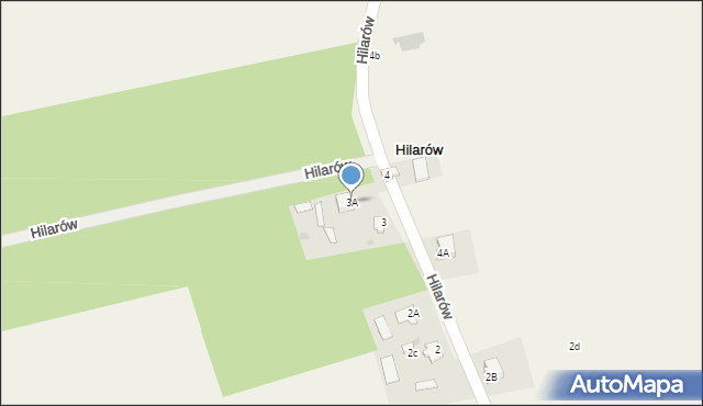 Hilarów, Hilarów, 3A, mapa Hilarów