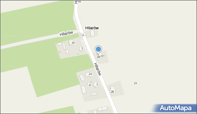 Hilarów, Hilarów, 4A, mapa Hilarów