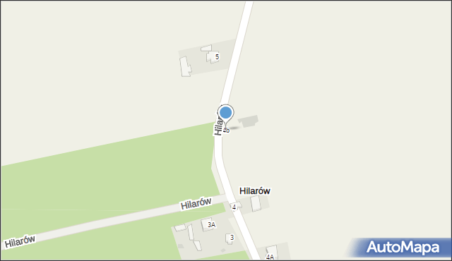Hilarów, Hilarów, 4b, mapa Hilarów