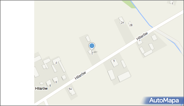 Hilarów, Hilarów, 2, mapa Hilarów