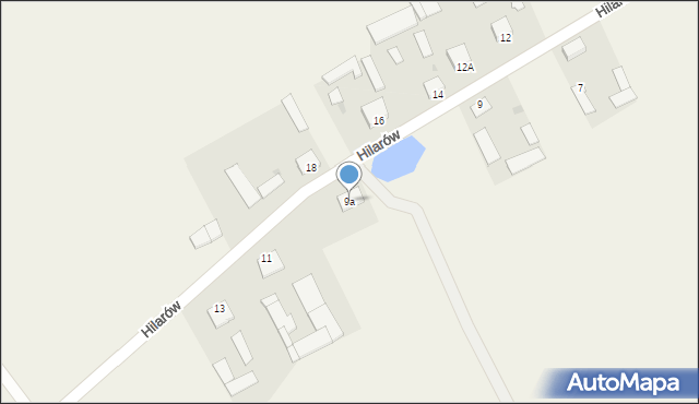 Hilarów, Hilarów, 9a, mapa Hilarów