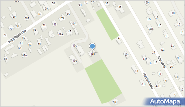 Hipolitów, Hipolitowska, 45b, mapa Hipolitów