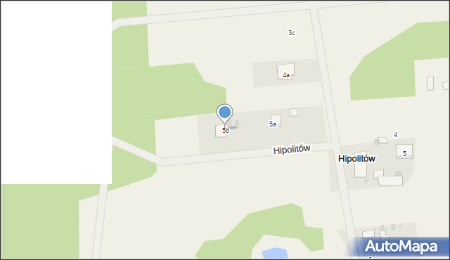 Hipolitów, Hipolitów, 5b, mapa Hipolitów