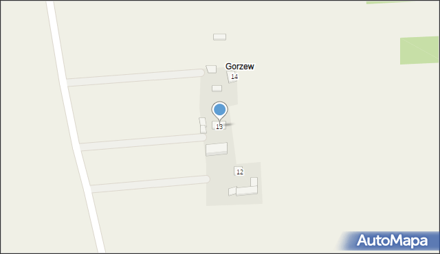 Hipolitów, Hipolitów, 13, mapa Hipolitów