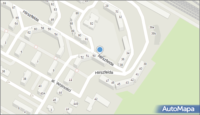Jelcz-Laskowice, Hirszfelda Ludwika, 49, mapa Jelcz-Laskowice