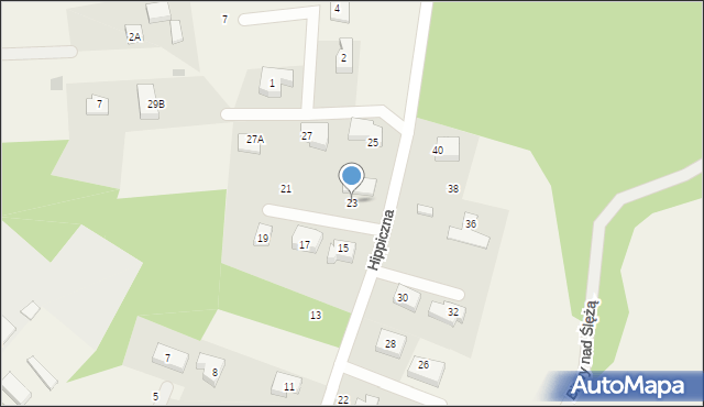 Koleczkowo, Hippiczna, 23, mapa Koleczkowo