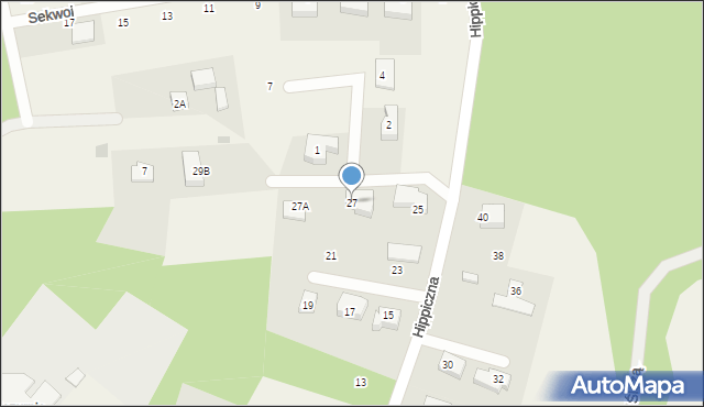 Koleczkowo, Hippiczna, 27, mapa Koleczkowo