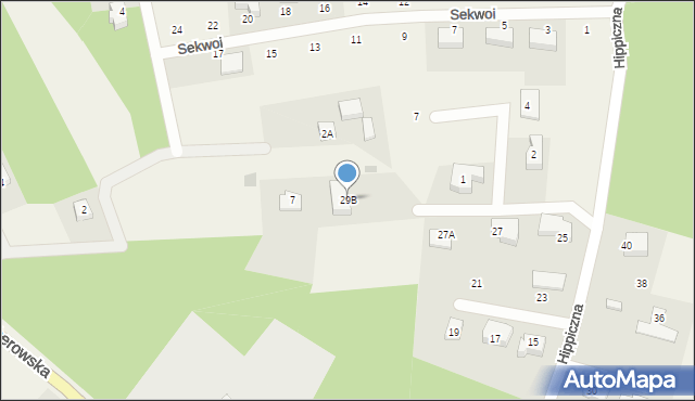 Koleczkowo, Hippiczna, 29B, mapa Koleczkowo