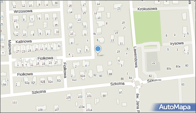 Płońsk, Hiacyntowa, 6a, mapa Płońsk