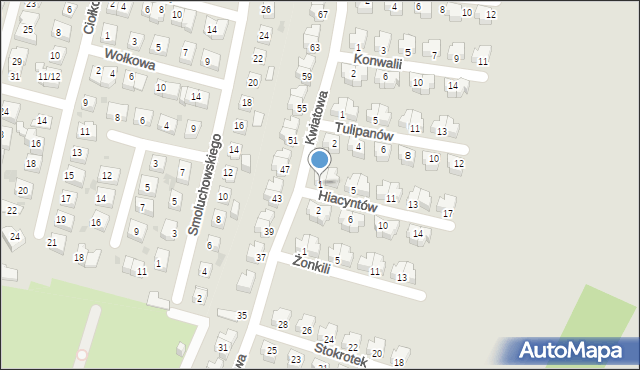 Świętochłowice, Hiacyntów, 1, mapa Świętochłowice