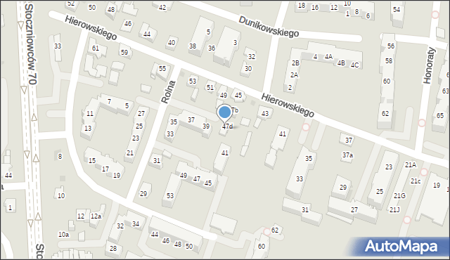 Tychy, Hierowskiego Zdzisława, 47e, mapa Tychów