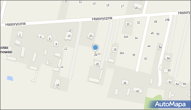Wielgolas Duchnowski, Historyczna, 24, mapa Wielgolas Duchnowski
