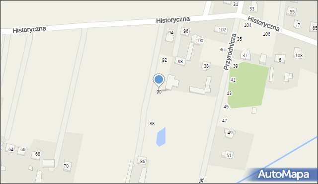 Wielgolas Duchnowski, Historyczna, 90, mapa Wielgolas Duchnowski