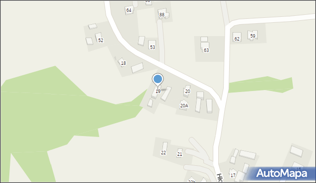 Hłomcza, Hłomcza, 19, mapa Hłomcza