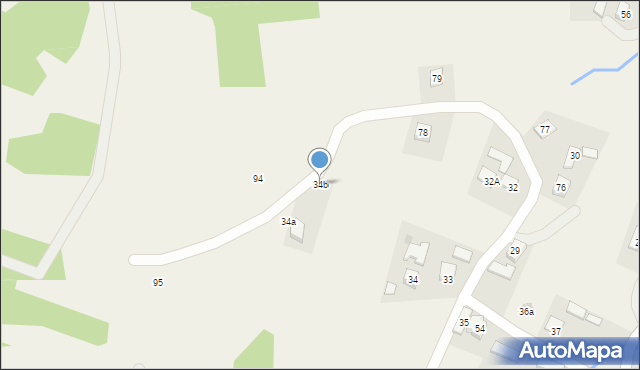 Hłomcza, Hłomcza, 34b, mapa Hłomcza
