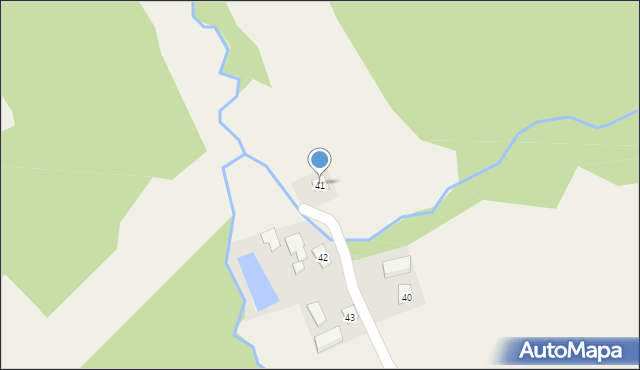 Hłomcza, Hłomcza, 41, mapa Hłomcza