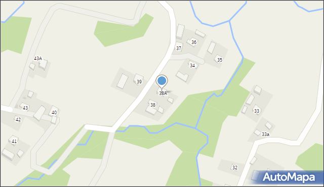 Hłudno, Hłudno, 38A, mapa Hłudno