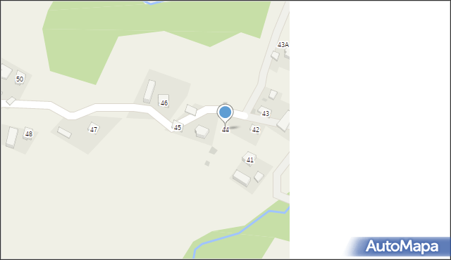 Hłudno, Hłudno, 44, mapa Hłudno