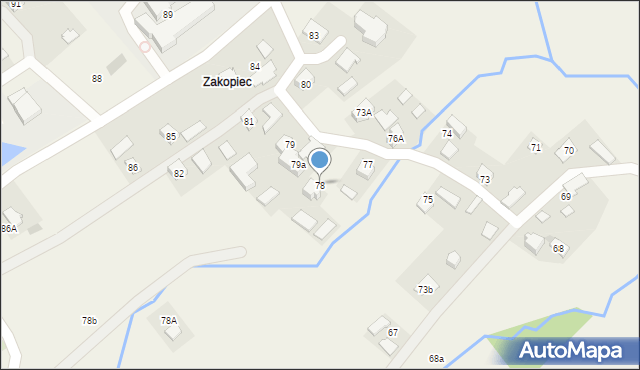 Hłudno, Hłudno, 78, mapa Hłudno