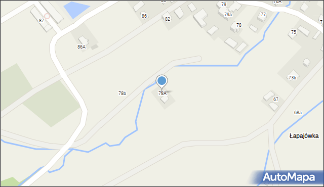 Hłudno, Hłudno, 78A, mapa Hłudno