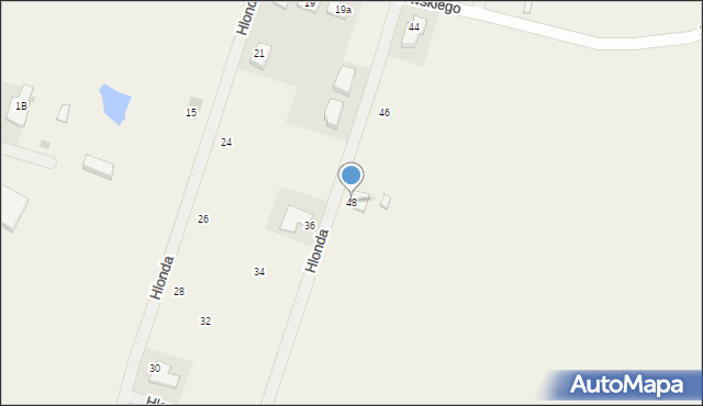 Mórkowo, Hlonda Augusta, ks. kard. Prymasa, 48, mapa Mórkowo