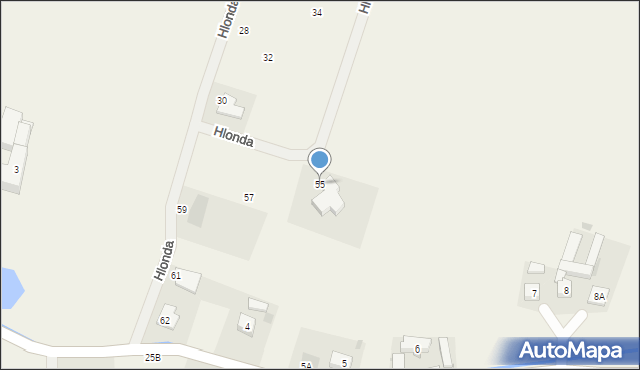 Mórkowo, Hlonda Augusta, ks. kard. Prymasa, 55, mapa Mórkowo