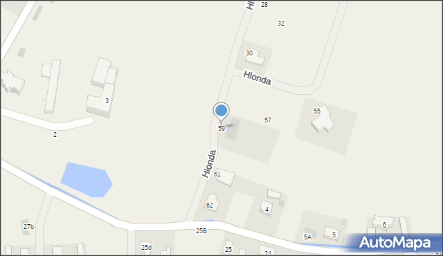 Mórkowo, Hlonda Augusta, ks. kard. Prymasa, 59, mapa Mórkowo