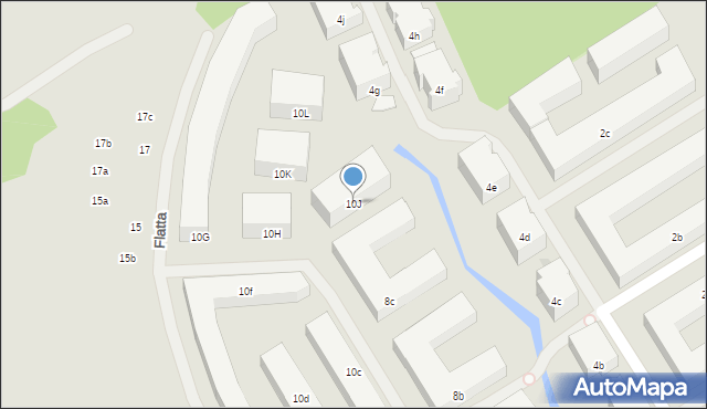 Warszawa, Hlonda Augusta, ks. kard. Prymasa, 10J, mapa Warszawy