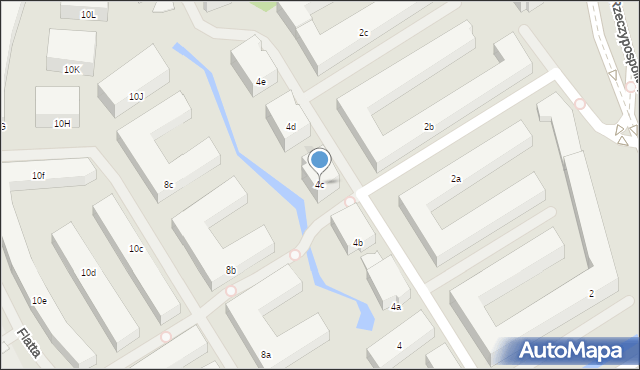 Warszawa, Hlonda Augusta, ks. kard. Prymasa, 4c, mapa Warszawy