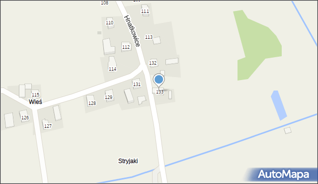 Hnatkowice, Hnatkowice, 133, mapa Hnatkowice
