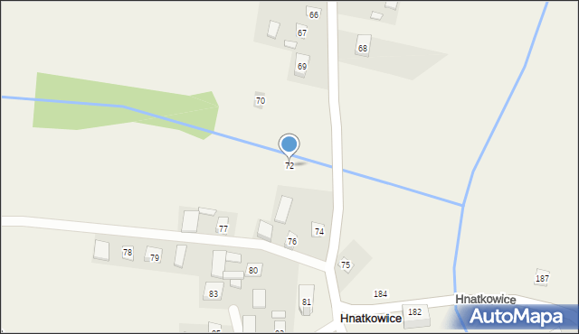 Hnatkowice, Hnatkowice, 72, mapa Hnatkowice