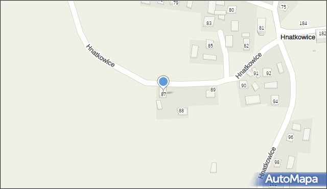 Hnatkowice, Hnatkowice, 87, mapa Hnatkowice