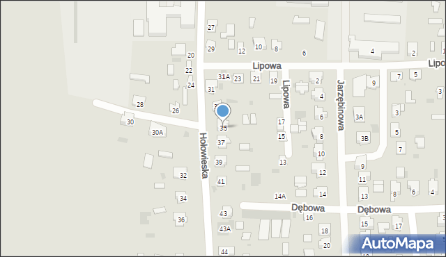 Bielsk Podlaski, Hołowieska, 35, mapa Bielsk Podlaski