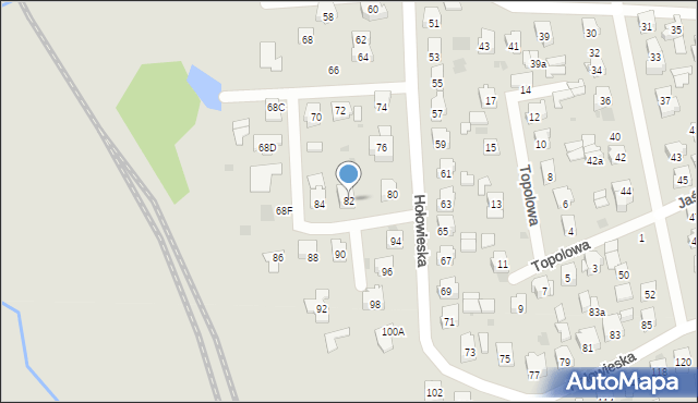 Bielsk Podlaski, Hołowieska, 82, mapa Bielsk Podlaski