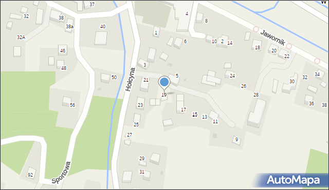 Brenna, Hołcyna, 19, mapa Brenna