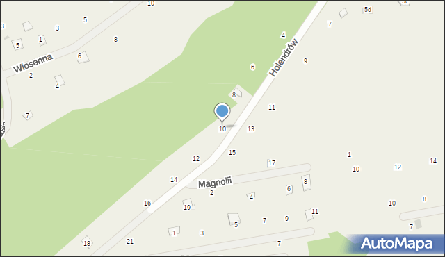 Burlaki, Holendrów, 10, mapa Burlaki