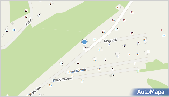 Burlaki, Holendrów, 16, mapa Burlaki
