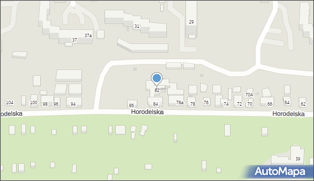 Bydgoszcz, Horodelska, 82, mapa Bydgoszczy